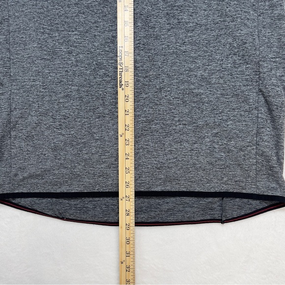 Champion Pullover Men’s M Quarter Zip Avtivewear with Thumbholes Grey & Black - Picture 14 of 16